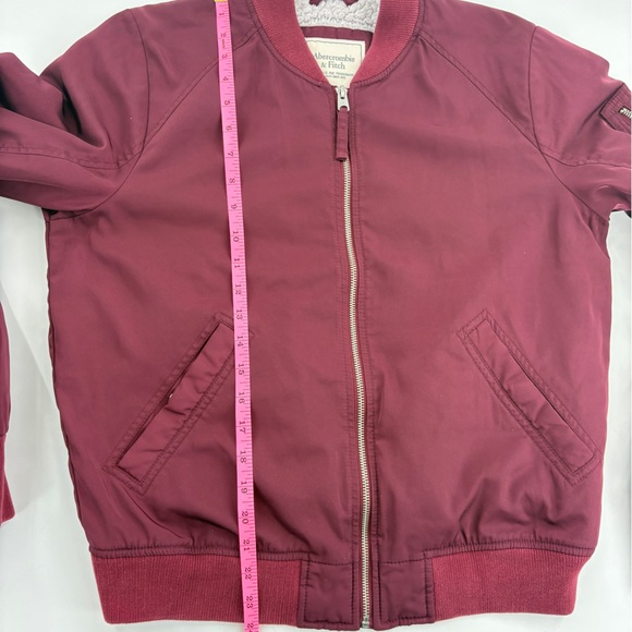Abercrombie & Fitch Maroon Jacket - Picture 7 of 9
